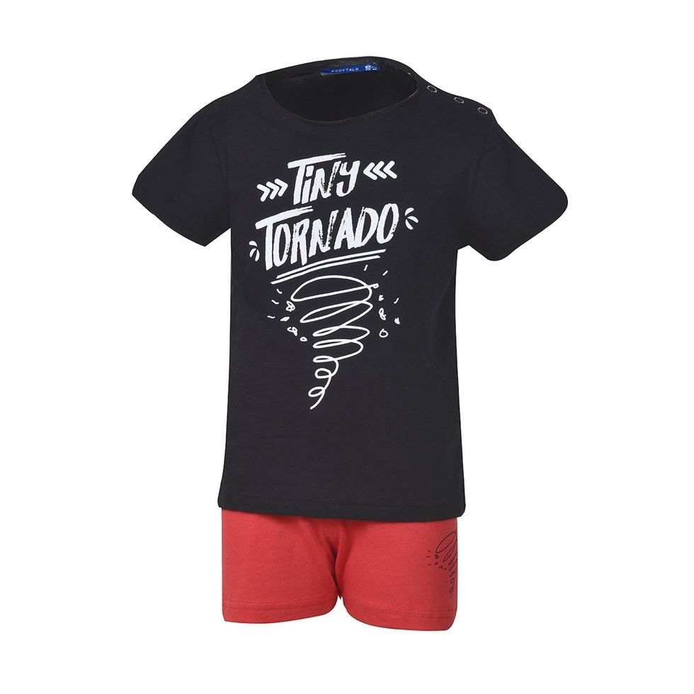 Βρεφικό Σετ - BodyTalk Σετ t-shirt με βερμούδα για αγόρια - 1191-734899-00100