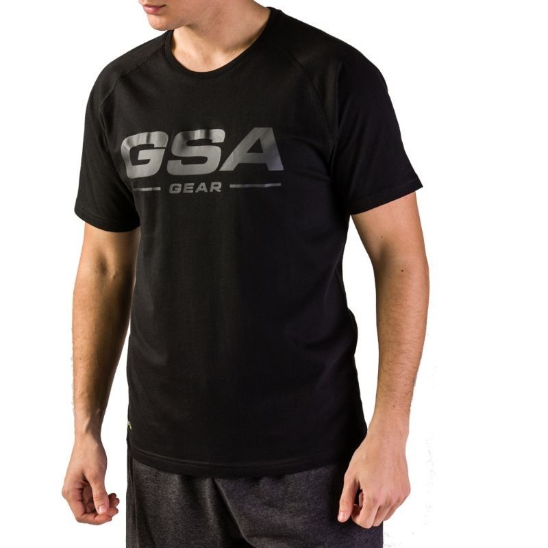 Ανδρική Μπλούζα - GSA Mens Organic Plus T-shirt Μαύρο - 1718016