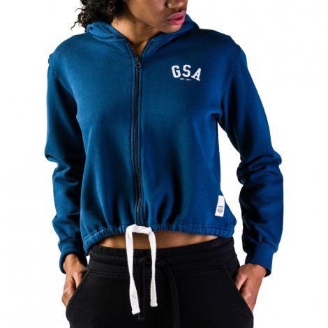 Γυναικεία Ζακέτα - GSA Glory Zipper Hoodie Μελανί - 37-28002