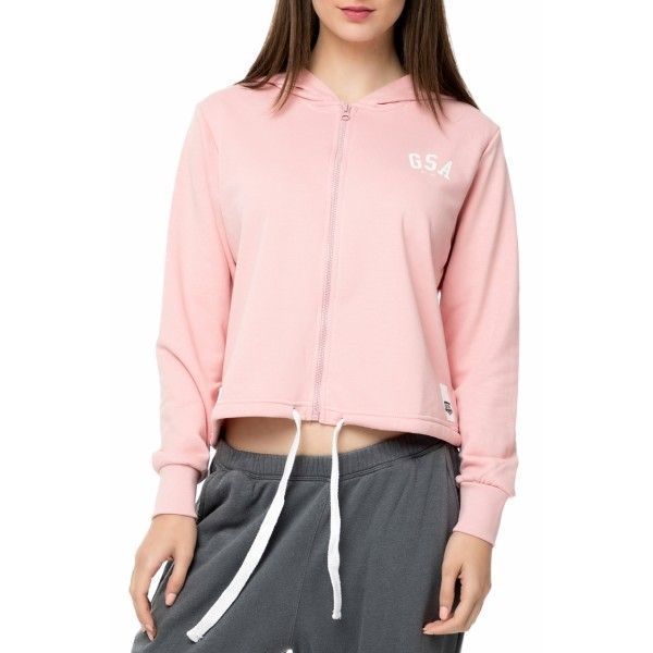 Γυναικεία Ζακέτα - GSA Glory Zipper Hoodie Ροζ - 37-28002