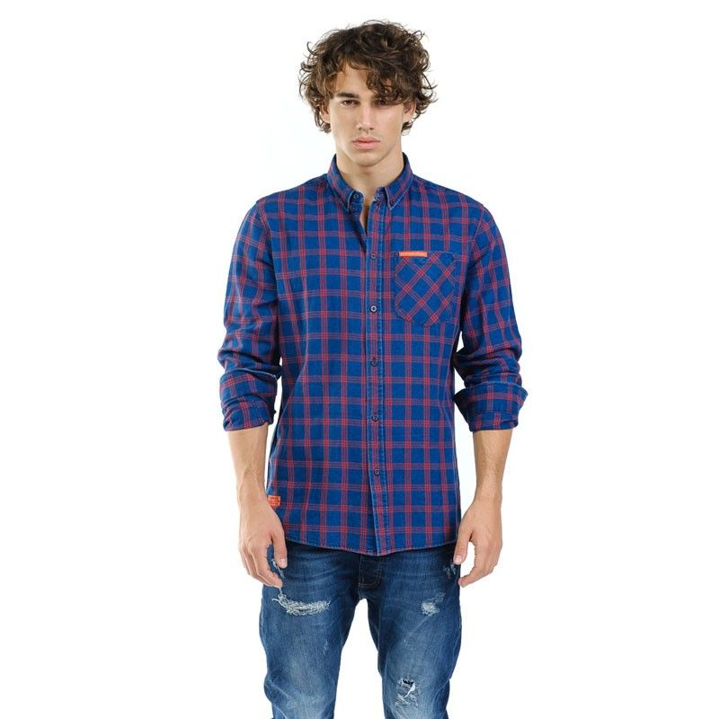 Devergo Men's Shirt - 1D925013LS1301-40