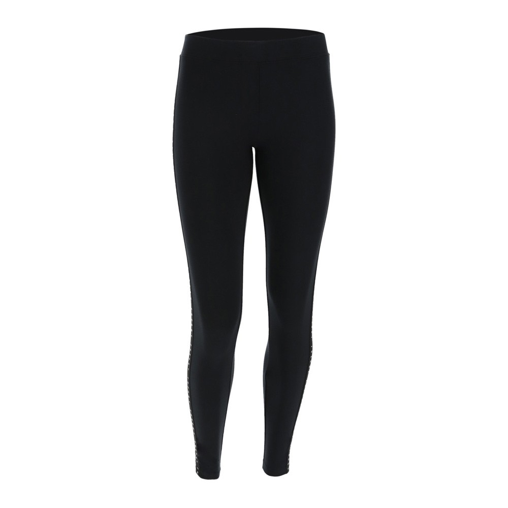Freddy Leggings with a decorated black lateral band - F0WBCP5-N