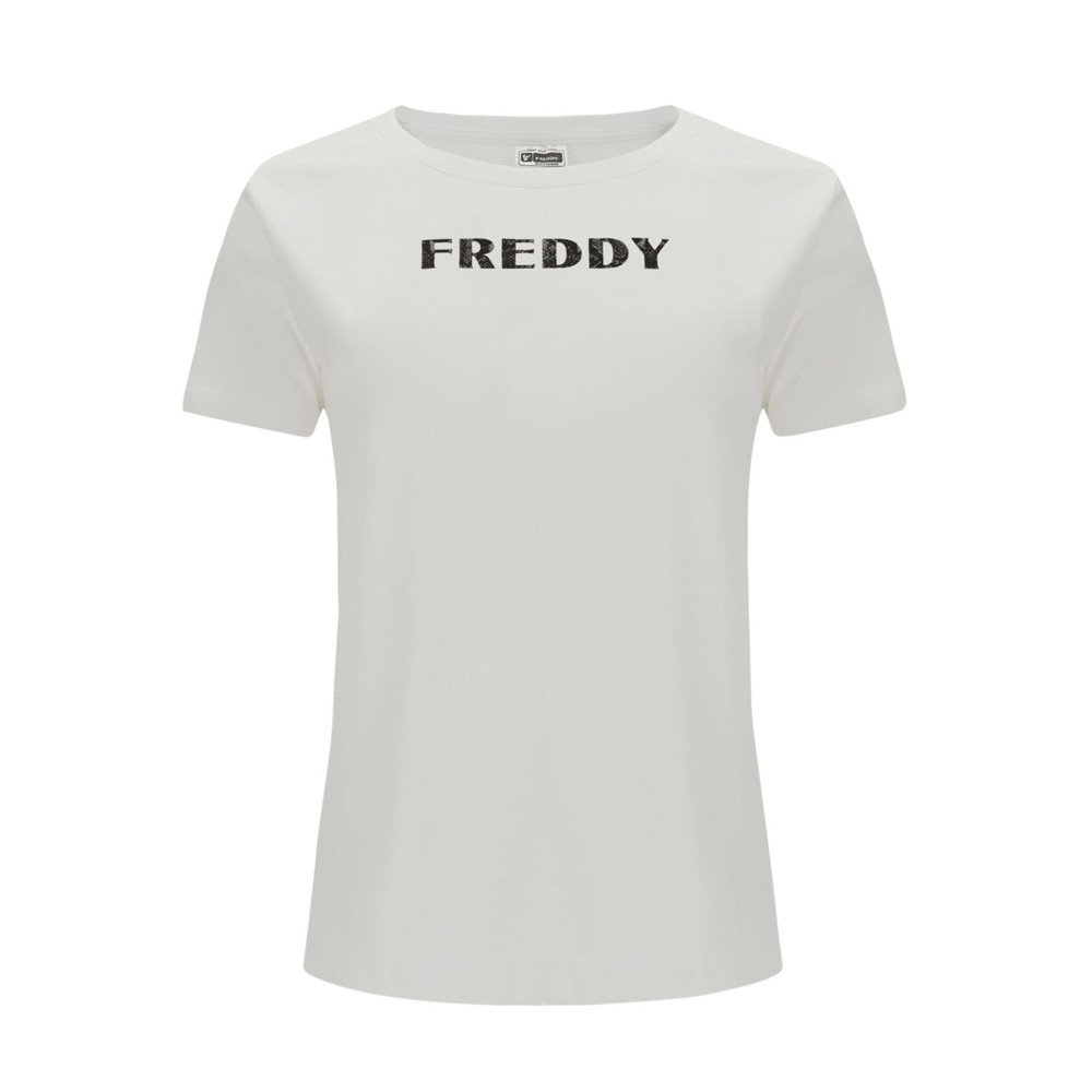 Freddy Stretch t-shirt with a snake print logo - S1WTWT16-N