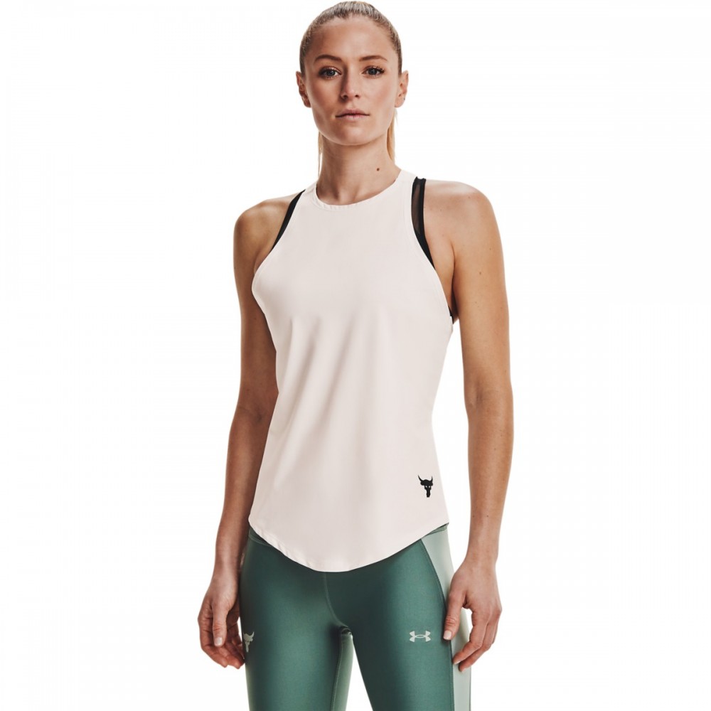 Under Armour Womens Project Rock HeatGear® Tank - 1361068-112