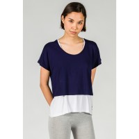 GSA Double Layered T-Shirt - 1727103-03 - NAVY BLUE