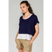 GSA Double Layered T-Shirt - 1727103-03 - NAVY BLUE