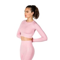 GSA Hydro Seamless Crop Top Pink - 1727106-12