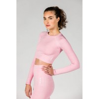 GSA Hydro Seamless Crop Top Pink - 1727106-12