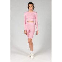 GSA Hydro Seamless Crop Top Pink - 1727106-12