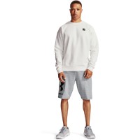 Under Armour Mens Rival Fleece Big Logo Shorts - 1357118-011