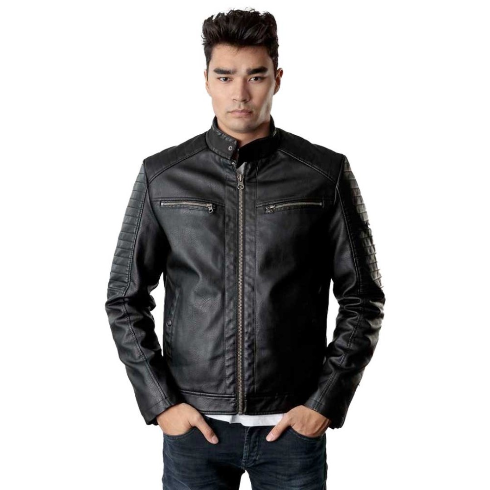 Devergo Men's Biker Jacket - 1D21FW3033KA9000-16
