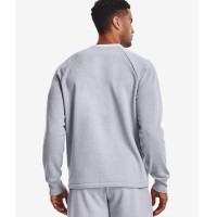 Under Armour Mens Project Rock Heavyweight Terry Crew Γκρι - 1370452-011
