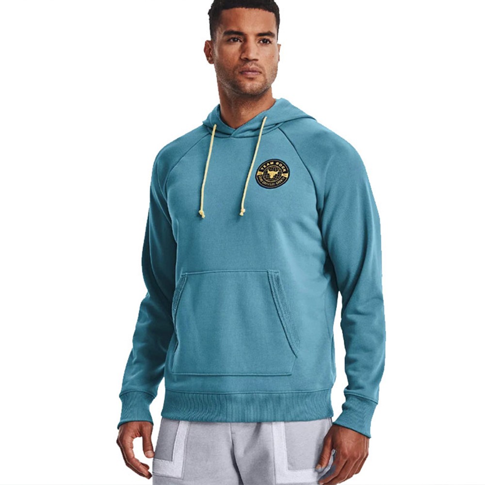 Under Armour Mens Project Rock Heavyweight Terry Hoodie - 1370453-416