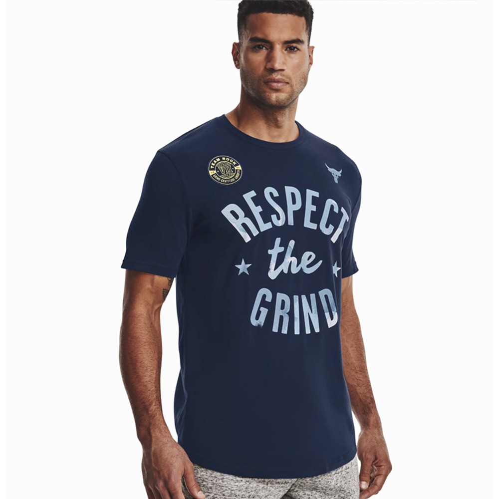 Under Armour Men's Project Rock The Grind Short Sleeve - 1370479-408