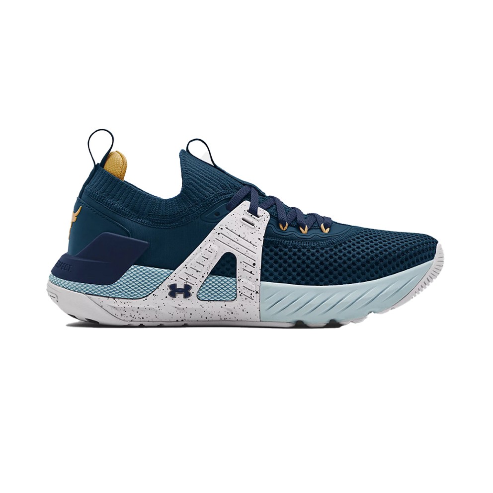 Under Armour Mens Project Rock 4 Team Rock Training Shoes - 3025860-401