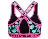 Under Armour Girls Crossback Printed Sports Bra - 1369972-002