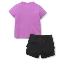 Puma Minicats Brand Love Short Set Ροζ - 533912-15