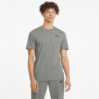 Puma Essentials Small Logo Mens Tee Γκρι - 586668-53