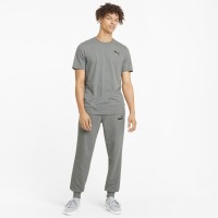 Puma Essentials Logo Mens Sweatpants Γκρι - 586716-03