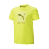 Puma Active Sports Graphic Παιδικό T-shirt για Αγόρι Κίτρινο - 846993-29