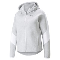Puma Evostripe Full-Zip Womens Hoodie Γκρι - 847073-04