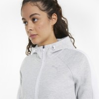 Puma Evostripe Full-Zip Womens Hoodie Γκρι - 847073-04