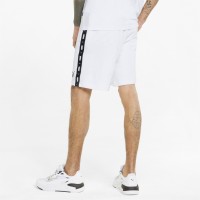 Puma Essentials+ Tape Mens Shorts Λευκό - 847387-02