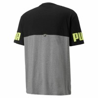 Puma Power Colourblocked Mens Tee Ανδρικό T-shirt Γκρι - 847389-03