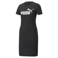 Puma Essentials Womens Slim Tee Dress Φόρεμα Κοντομάνικο Μαύρο - 848349-01
