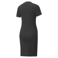 Puma Essentials Womens Slim Tee Dress Φόρεμα Κοντομάνικο Μαύρο - 848349-01