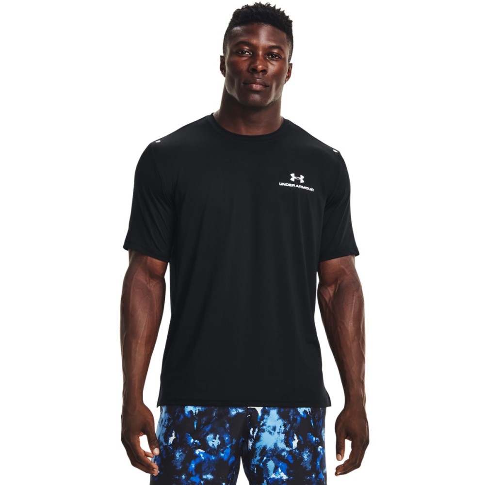 Under Men's UA RUSH™ Energy Short Sleeve Μαύρο - 1366138-001