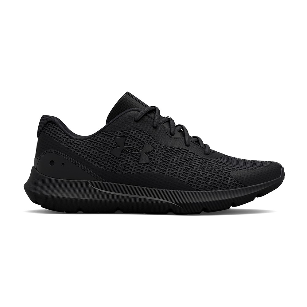 Under Armour Surge 3 Μαύρο Ανδρικά Αθλητικά Παπούτσια - 3024883-002