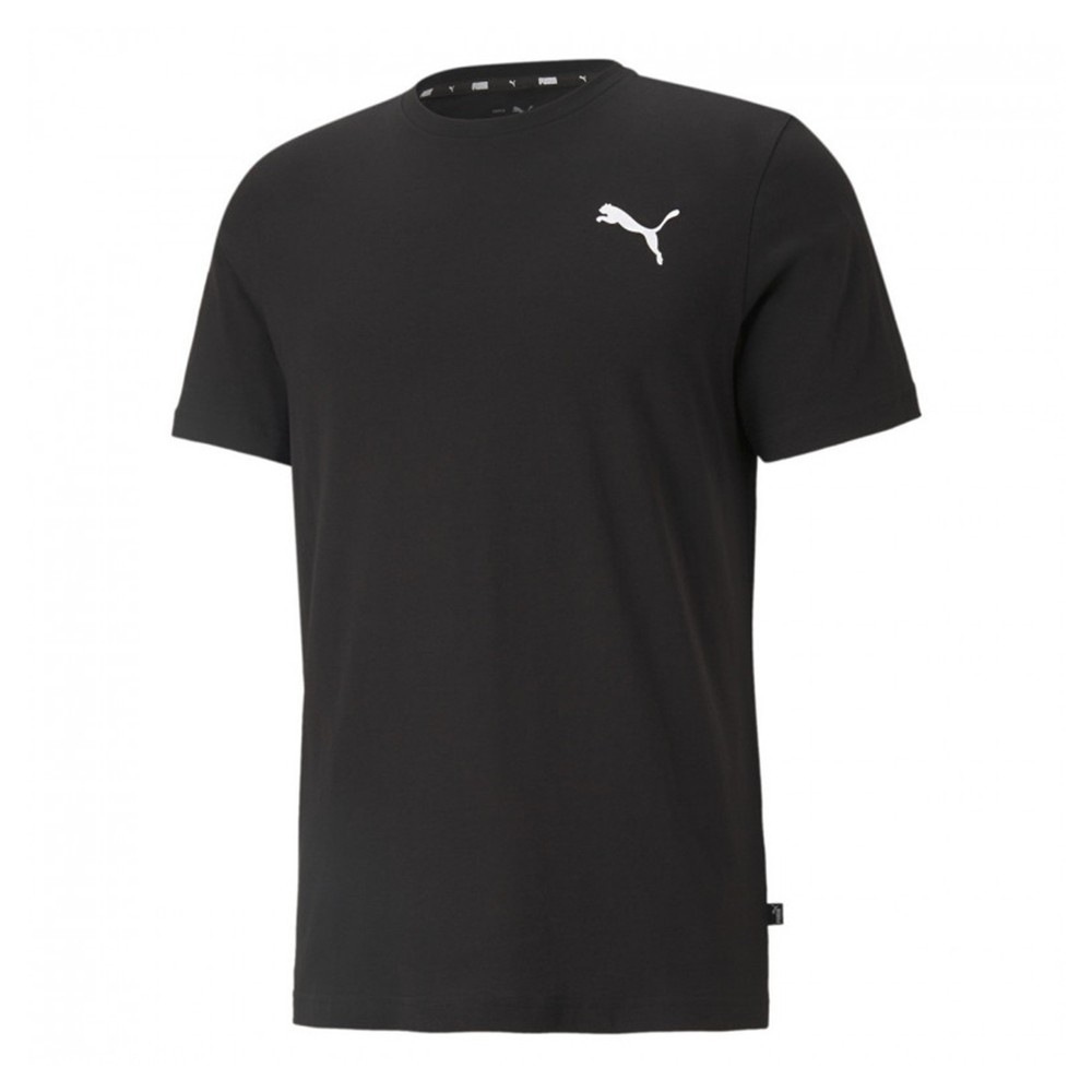 Puma Puma Essentials Small Logo Men's Tee Μαύρο - 586668-51