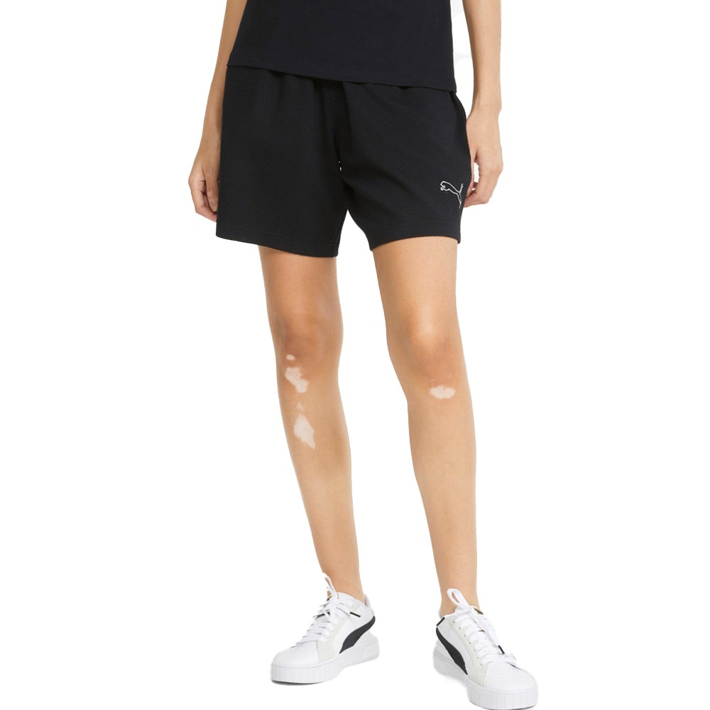 Puma HER High Waist Women's Shorts Μαύρο -  847099-01