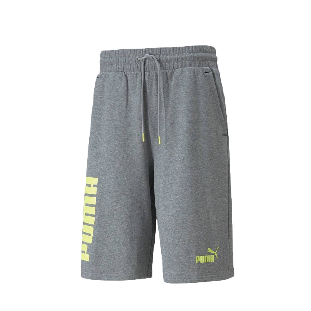 Puma Power Colorblock Shorts Γκρι - 847391-03