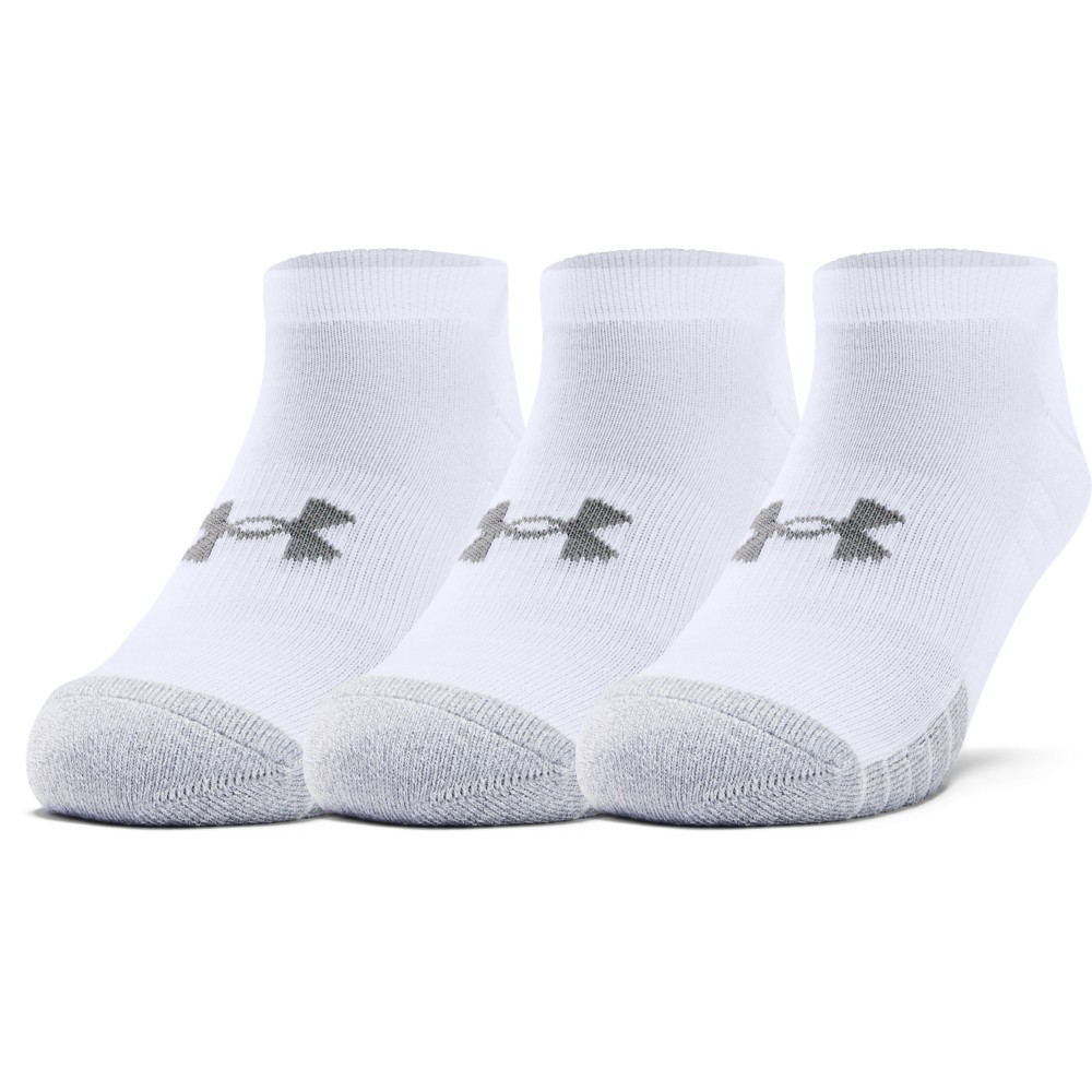 Under Armour Heatgear NS Sock Κάλτσες Λευκές - 1346755-100