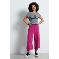 Bodytalk Γυναικεία BDTK φαρδιά ψηλόμεση φόρμα 7/8 Μωβ - 1221-900300-00370