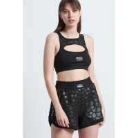Bodytalk Γυναικείο ψηλόμεσο σόρτς "Roar" Μαύρο - 1221-908505-00100