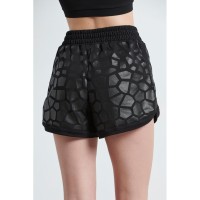 Bodytalk Γυναικείο ψηλόμεσο σόρτς "Roar" Μαύρο - 1221-908505-00100