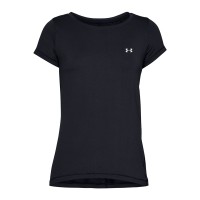 Under Armour Womens HeatGear® Armour Short Sleeve Μαύρη - 1328964-001