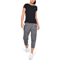 Under Armour Womens HeatGear® Armour Short Sleeve Μαύρη - 1328964-001