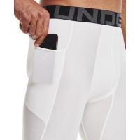 Under Armour Mens HeatGear® Armour  Leggings Λευκό   - 1361588-100