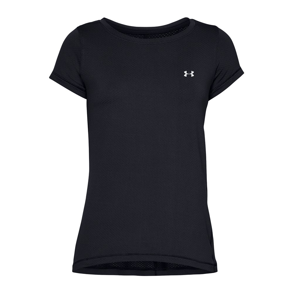 Under Armour Womens HeatGear® Armour Short Sleeve Μαύρη - 1328964-001