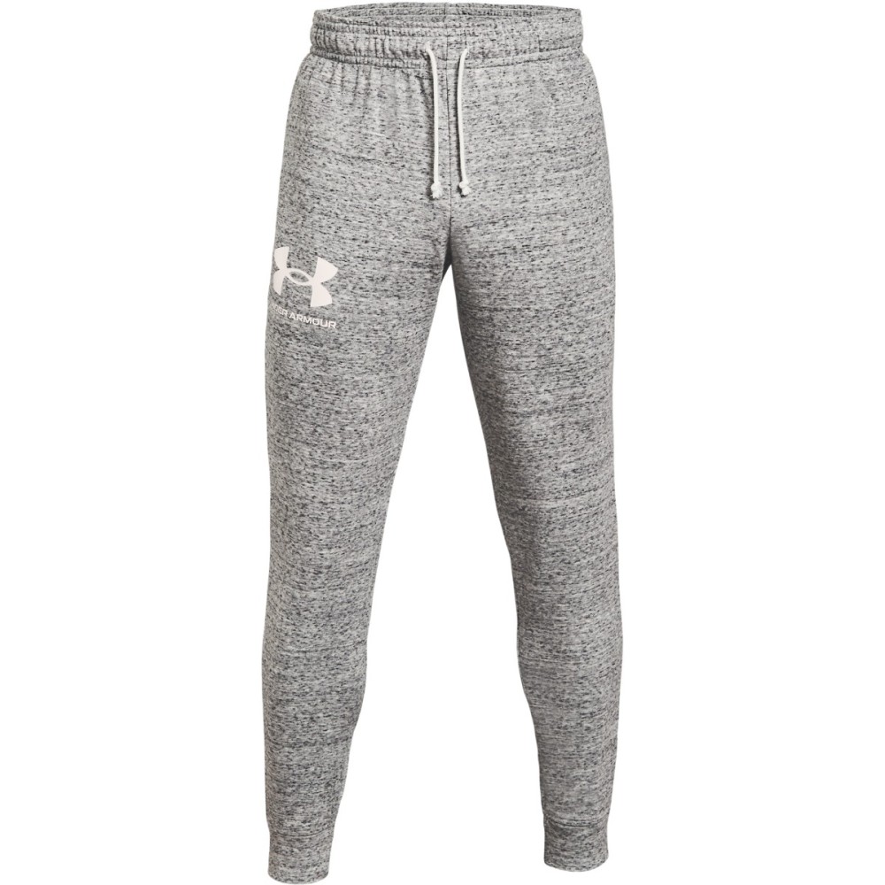 Under Armour Men's Rival Terry Joggers Γκρι- 1361642-112
