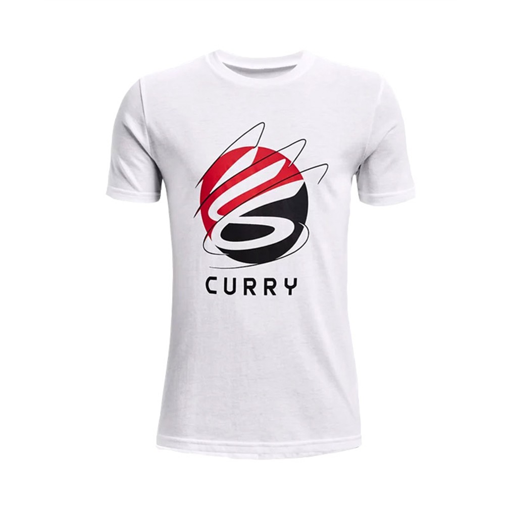 Under Armour Curry Symbol Ss T-Shirt Λευκό - 1370279-100