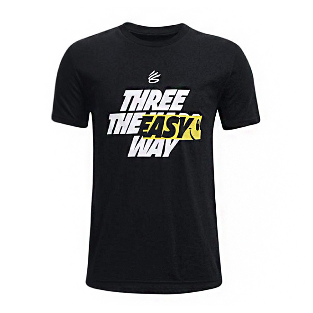 Under Armour Jr Curry Symbol Ss T-Shirt Μαύρο - 1370281-001