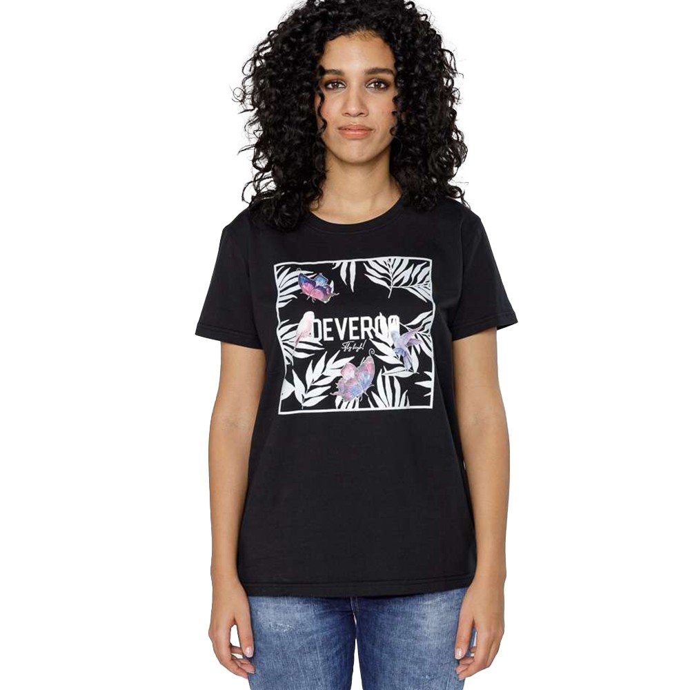Devergo Women's T-Shirt Μαύρο - 2D22SS4506SS0105-16