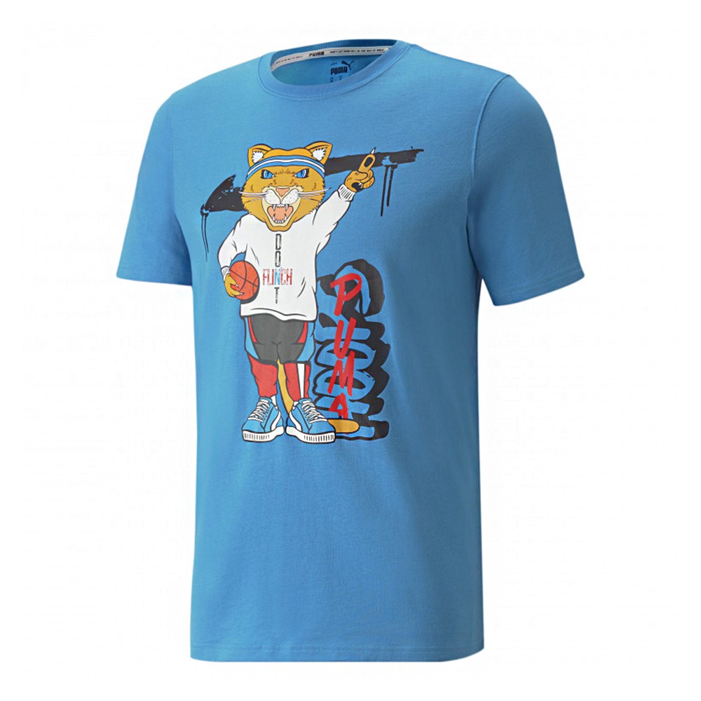 Puma Dylan Short Sleeve Mens Basketball Tee - 532730-09