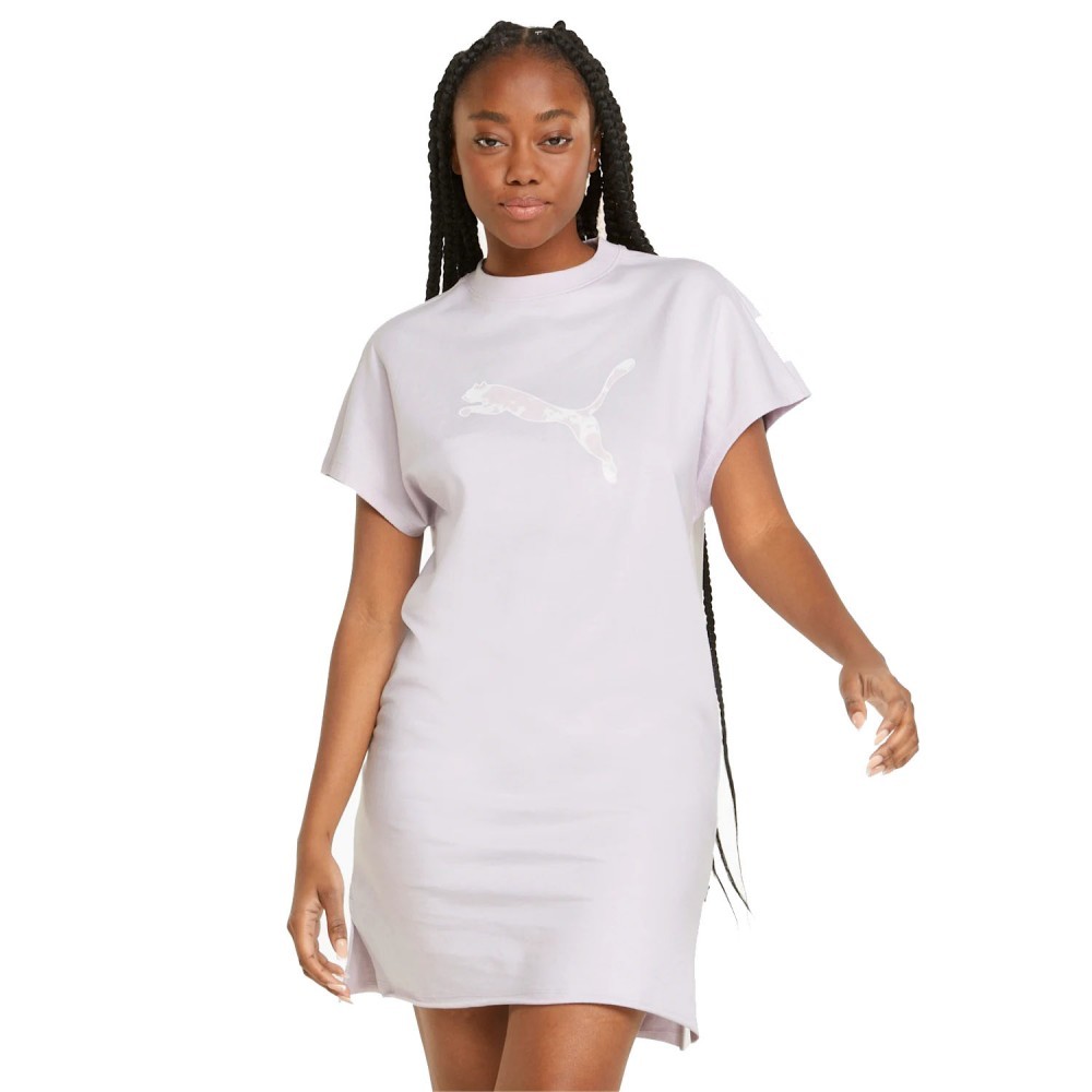 Puma Summer Graphic Womens Dress Μωβ - 848413-17