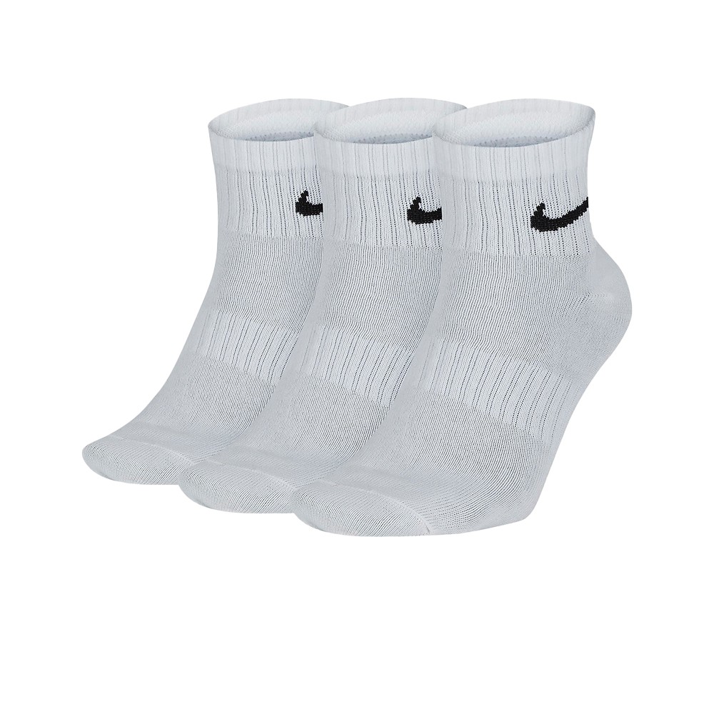 Nike Everyday Lightweight Κάλτσες προπόνησης μέχρι τον αστράγαλο Λευκές - SX7677-100